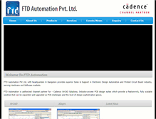 Tablet Screenshot of ftdautomation.com